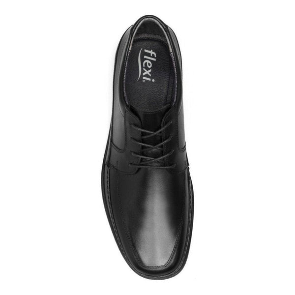 Zapato Negro Flexi Para Hombre Semi Vestir Clasicos 413702