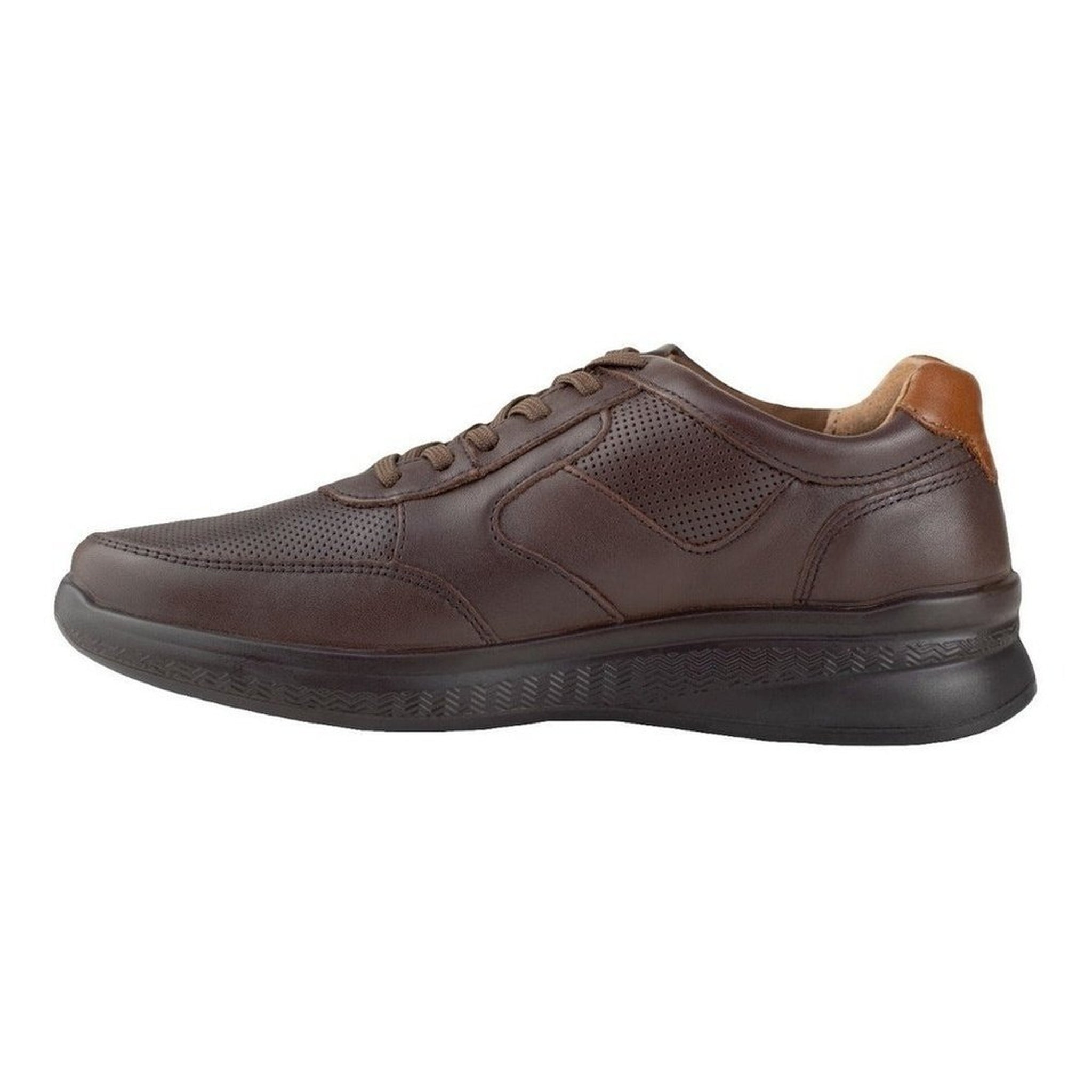 Zapato Hombre Oxford Flexi Piel 408204 Chocolate Suela Liger