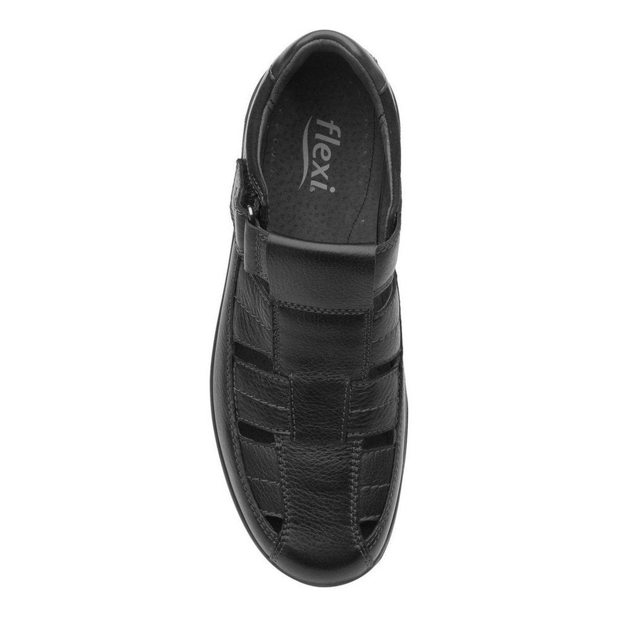 Sandalia Hombre Flexi Urbana 50807 Negro Graneado Original~