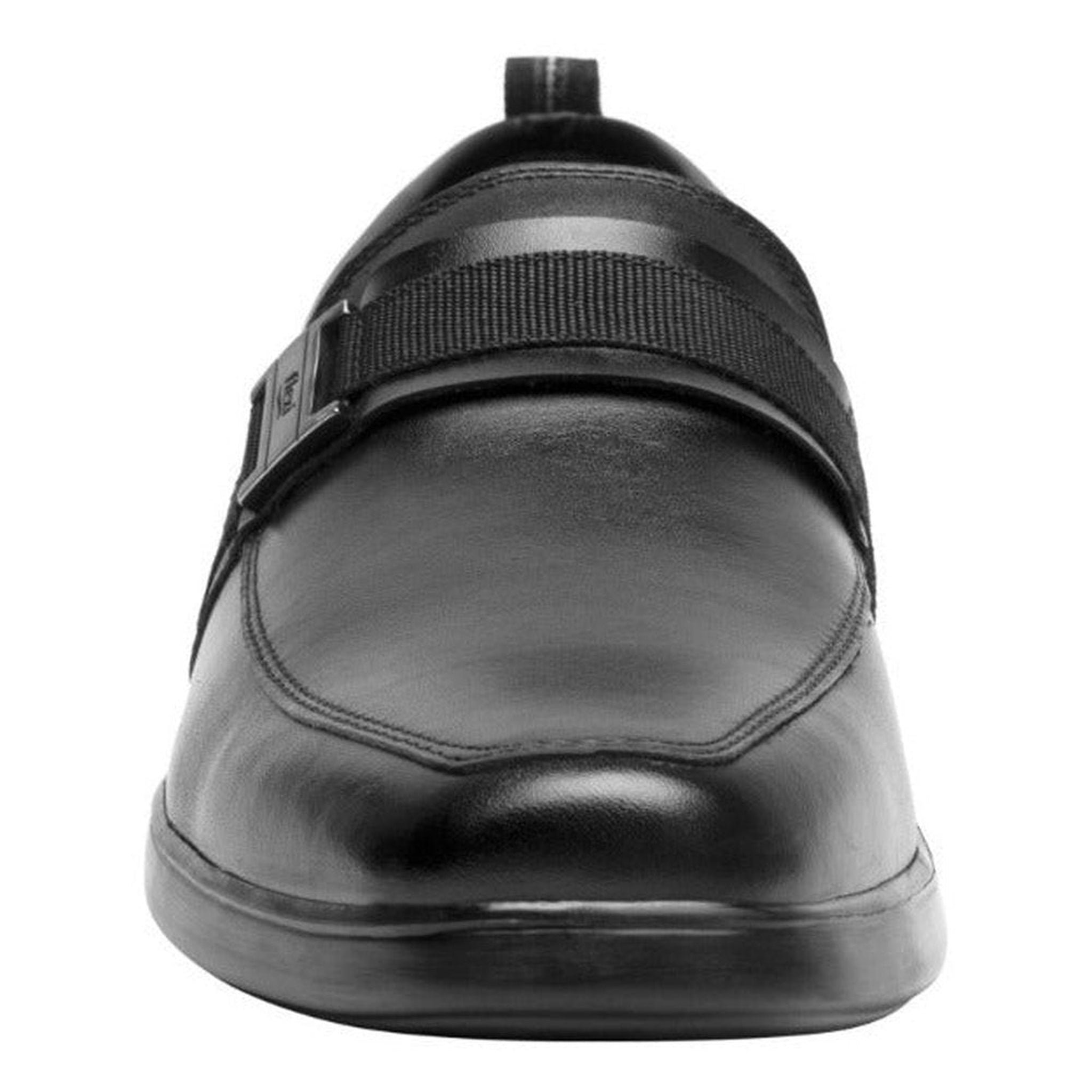 Mocasin De Vestir Hombre Flexi 409905 Negro Deta. Herraje