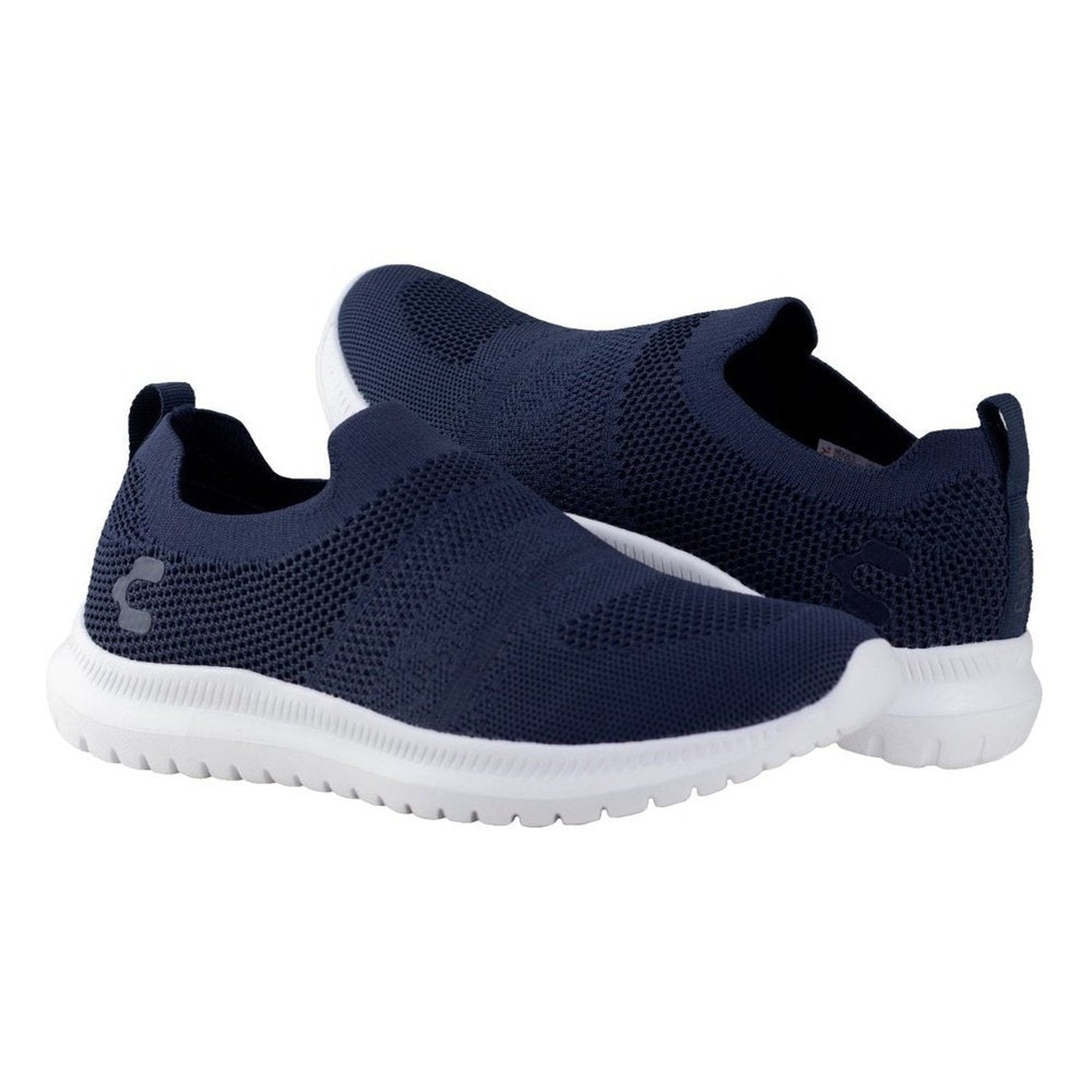 Tenis Charly Hombre De Calcetin Relax 1086364 Marino Blanco~