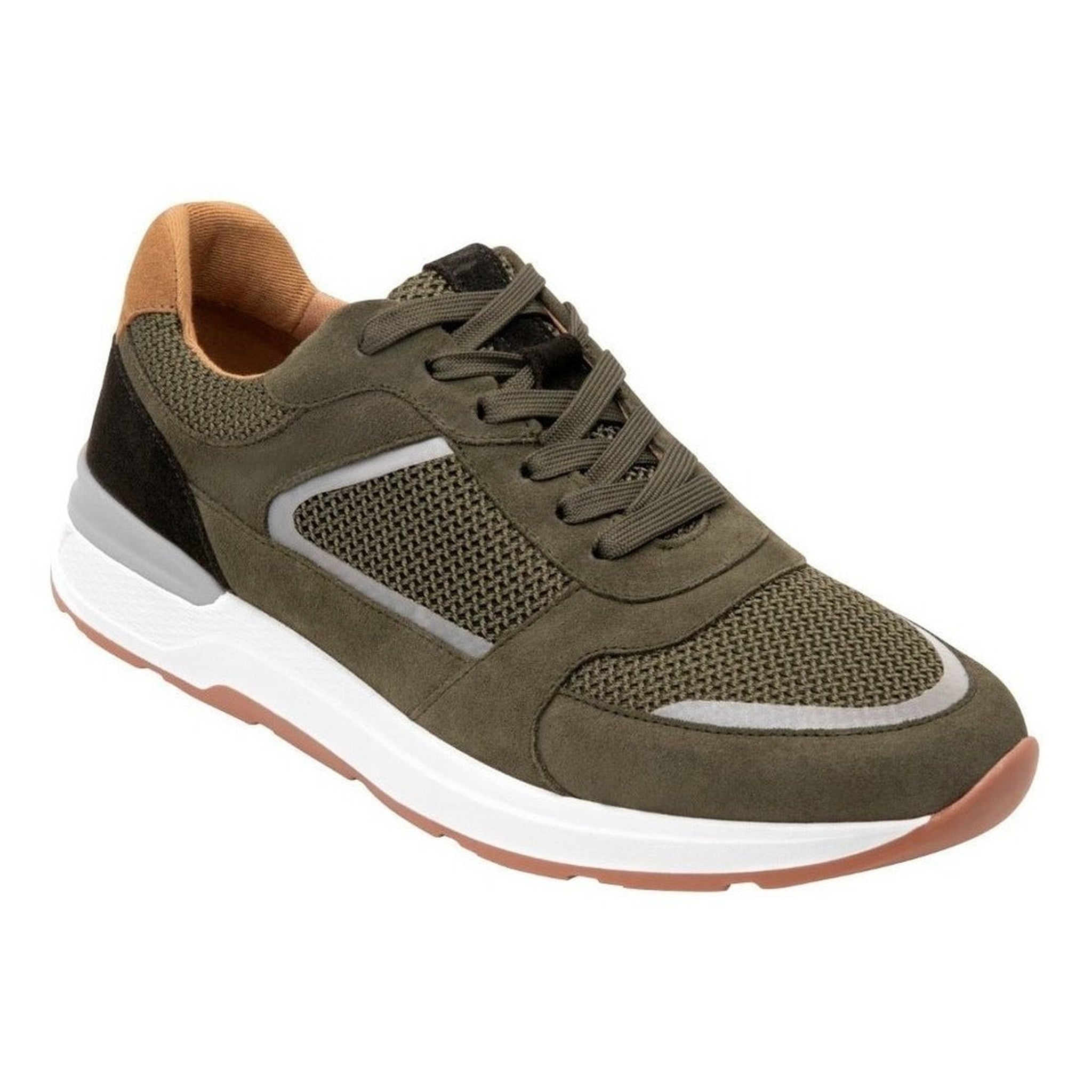 Tenis Urbano Moda Flexi Hombre 406903 Olivo Gamuza Original