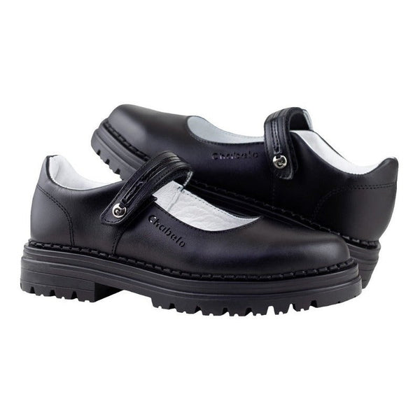 Zapato Escolar Moderno Urbano Chabelo 226 Negro Suela Gruesa