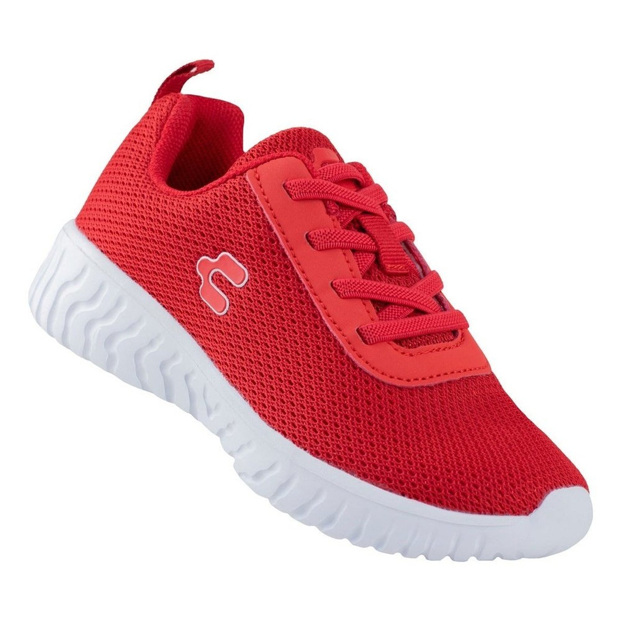 Tenis Rojo Para Niño Charly Kids Running Sport 1098314 Bco~