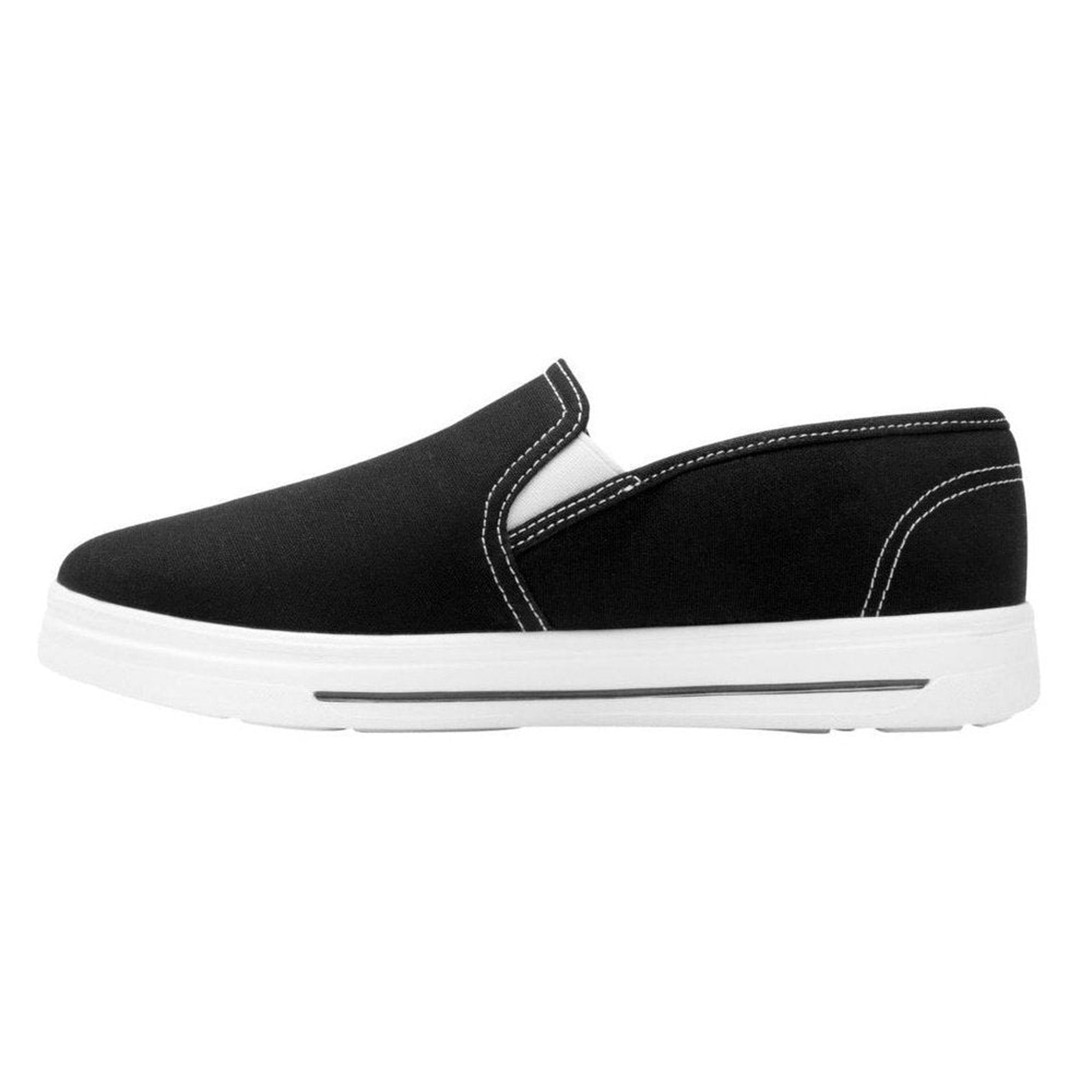 Tenis De Meter Estilo Slip On Clásicos Flexi 101813 Negro