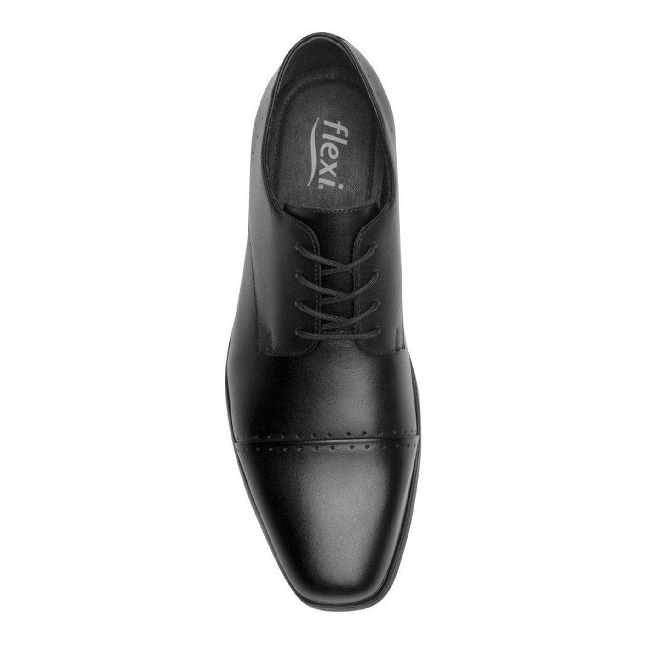 Zapato Derby De Hombre Flexi Flowtek Liso Derby 409903 Negro