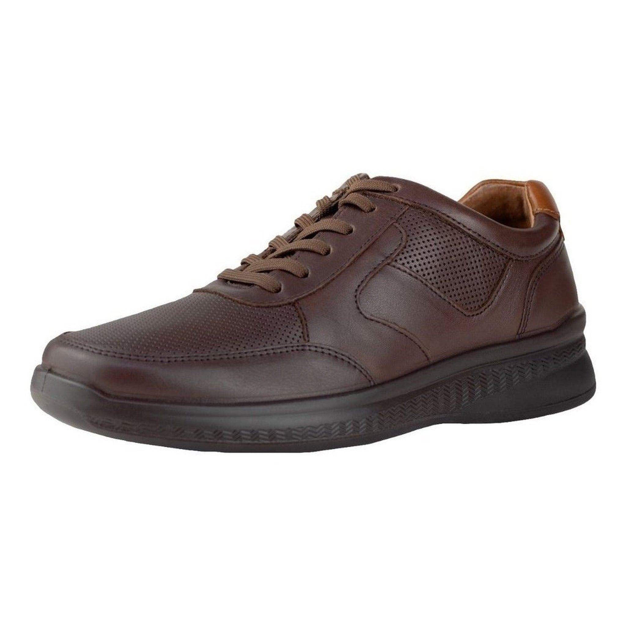 Zapato Hombre Oxford Flexi Piel 408204 Chocolate Suela Liger