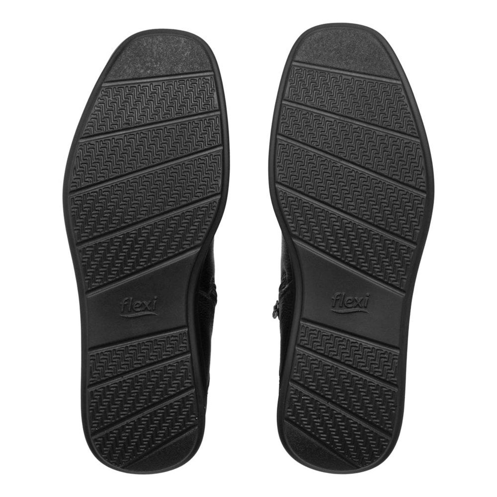 Botin Flexi Mujer 124504 Negro Cierre Lateral Doble Plantilla