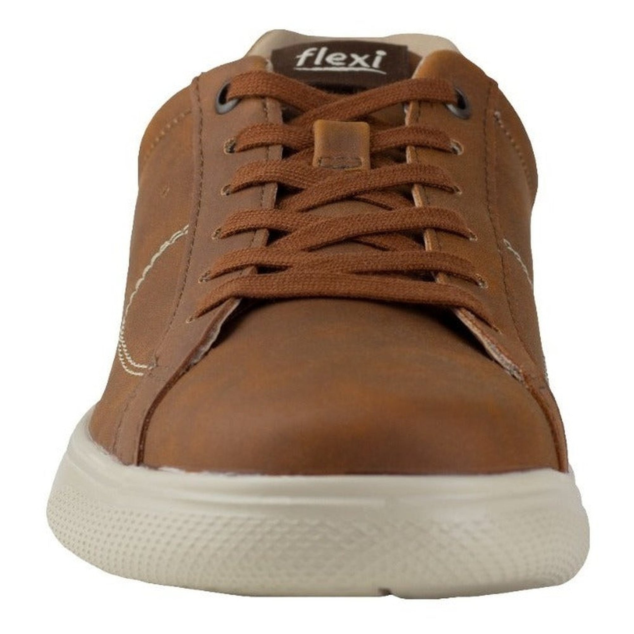 Tenis Hombre Sneakers Casual Moda Flexi 401216 Tan Livianos