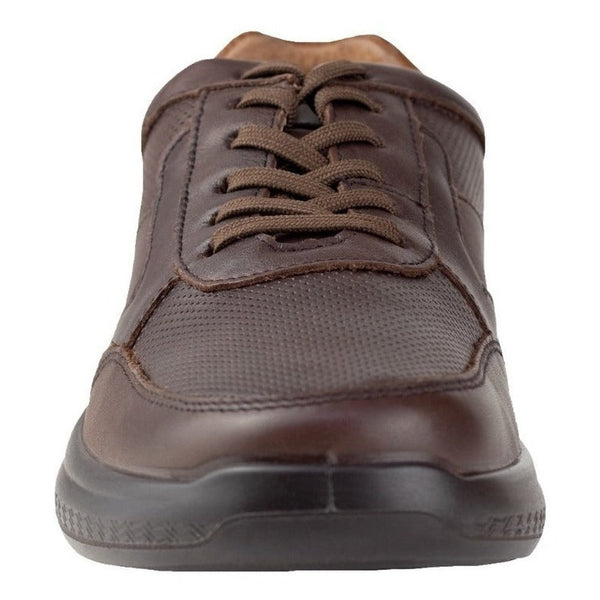 Zapato Hombre Oxford Flexi Piel 408204 Chocolate Suela Liger