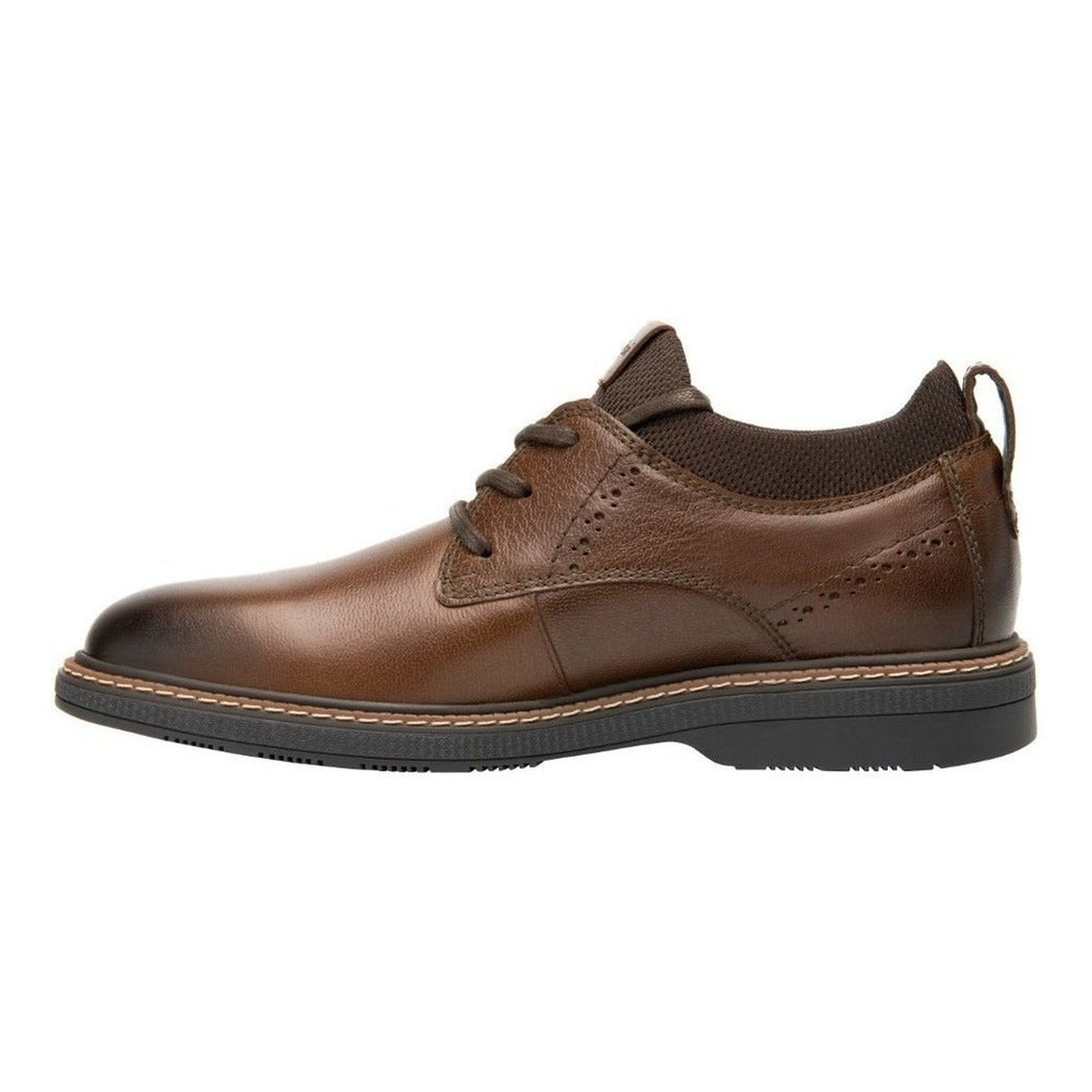 Zapato Derby Flexi Semivestir Hombre Stretch 412801 Tan Moda