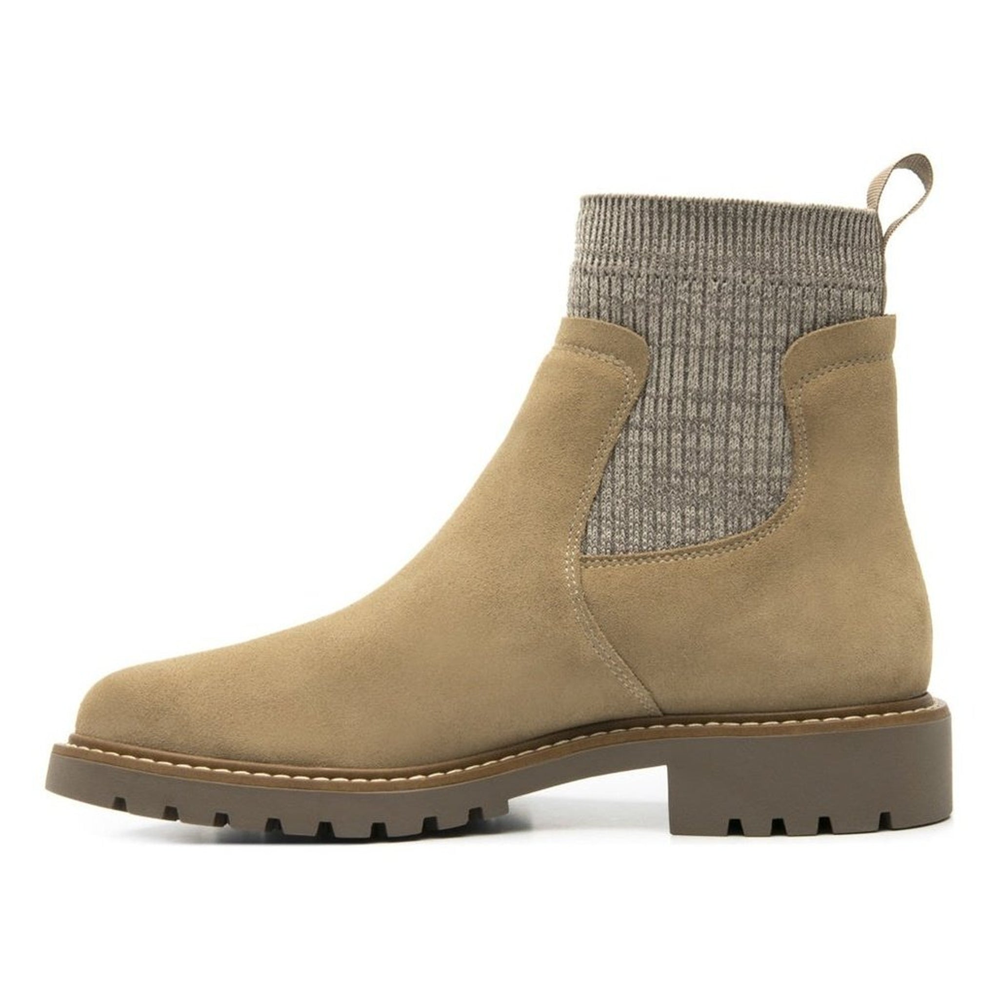 Botines Estilo Chelsea Mujer Flexi 37821 Arena Confort Moda