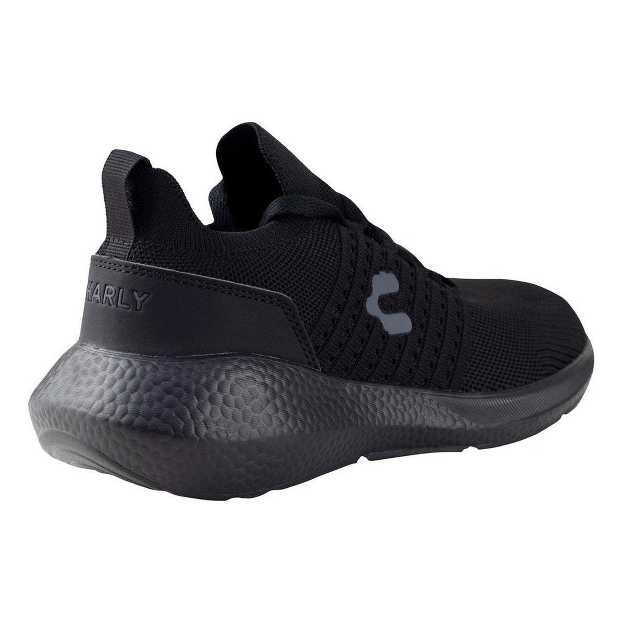 Tenis Negro Running Charly Tejido Sport 1086450 Negro Comodo