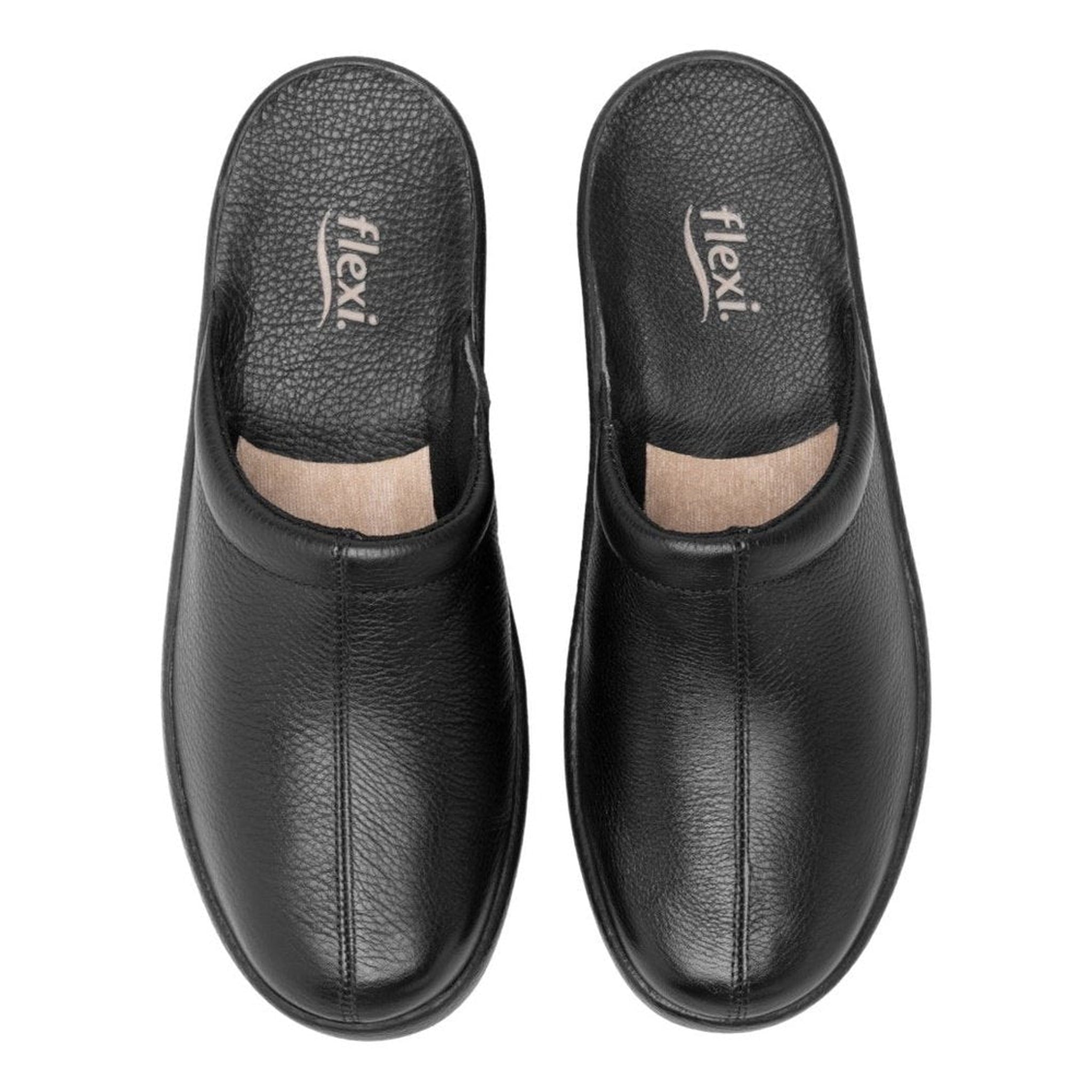 Zapato Confort Para Mujer Flexi Tipo Mule 108610 Negro Moda