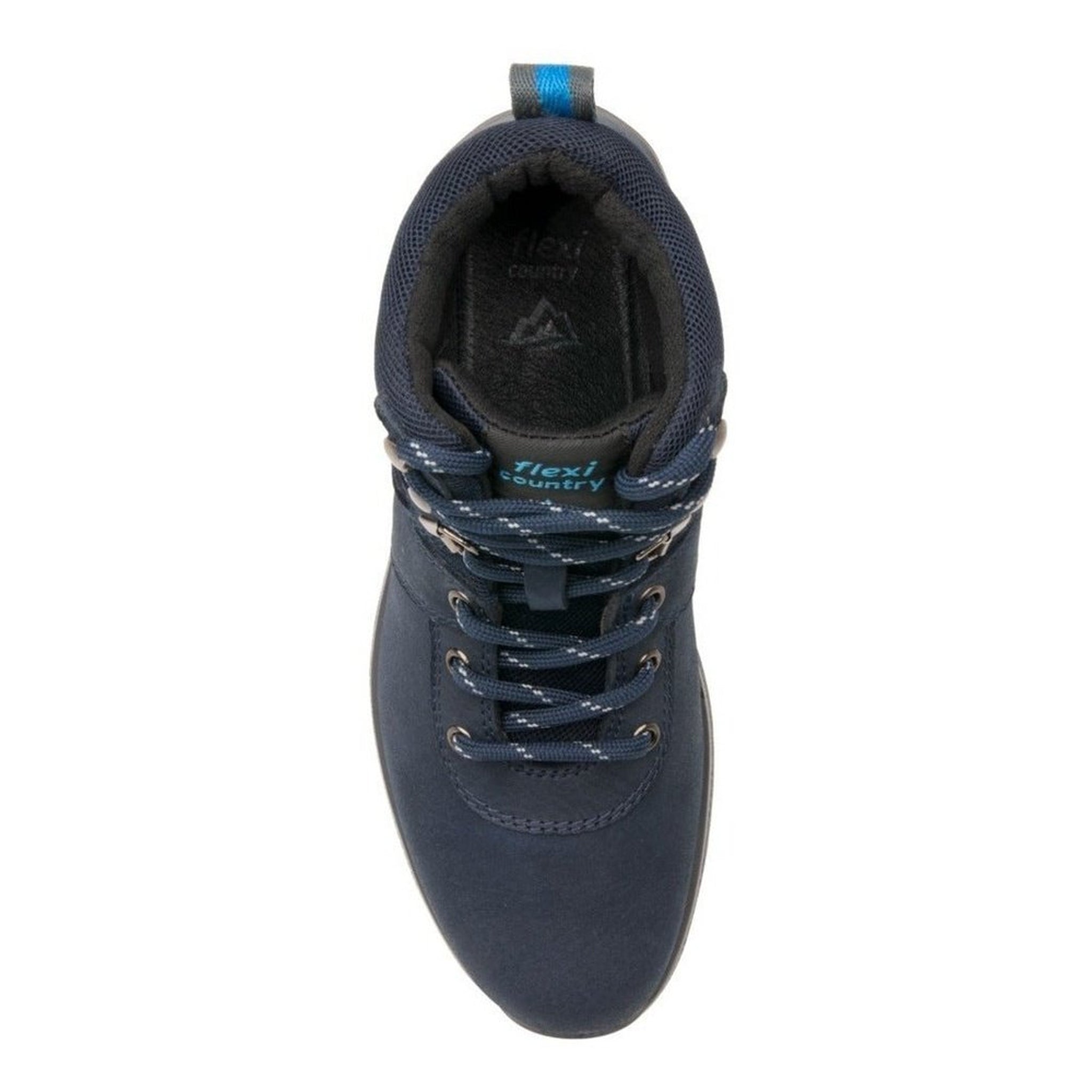 Botines Flexi Country Para Mujer Outdoor 116804 Azul Gamuza