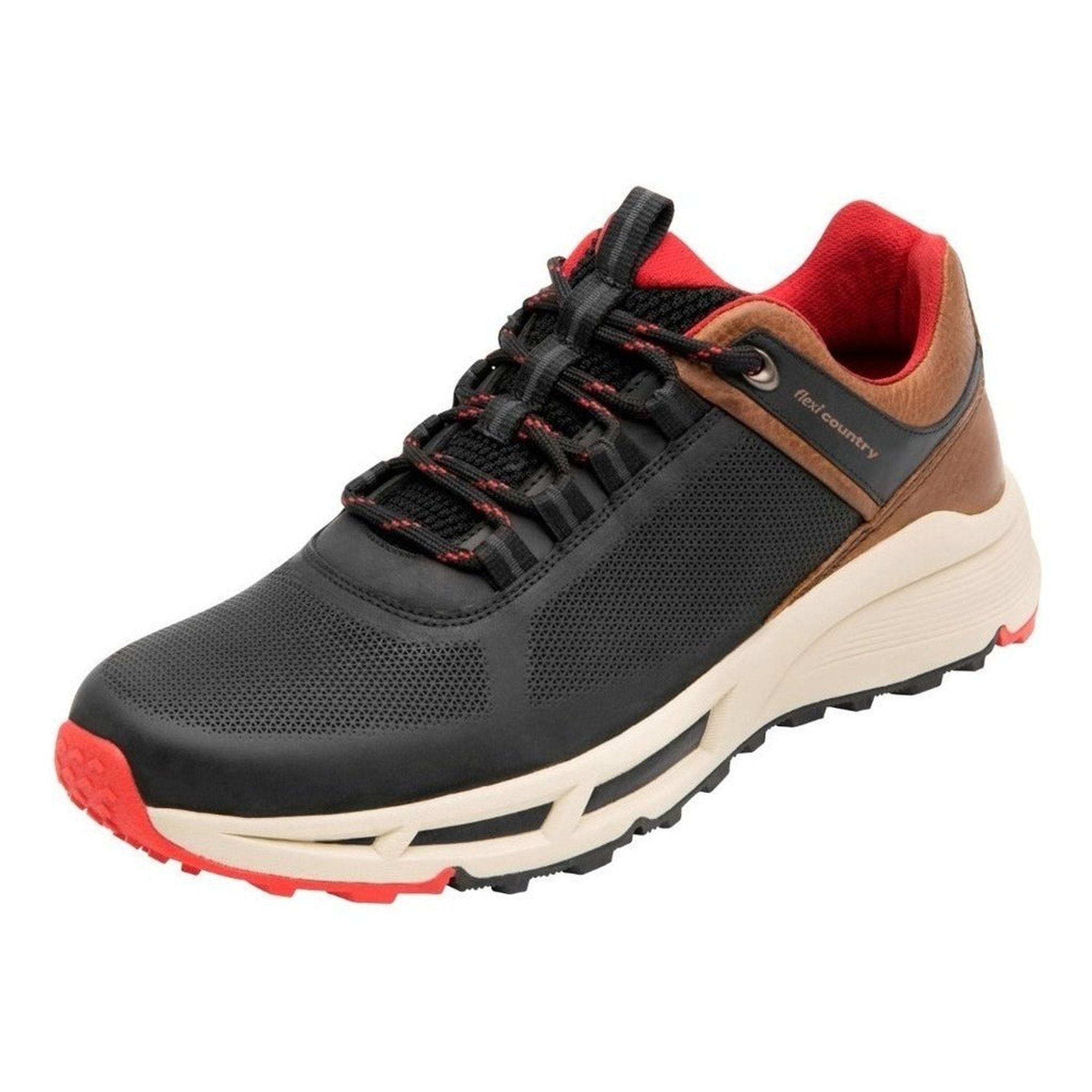 Zapatos Outdoor Flexi Country Modernos Hombre 410903 Negro