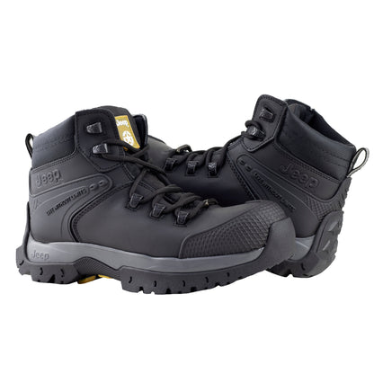 Bota Industrial Tipo II PP Caballero Jeep Wrangler 3560 Crazy Negro