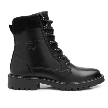 Bota Estilo Militar Con Cierre Lateral Casual Para Dama Flexi 37826 Negro