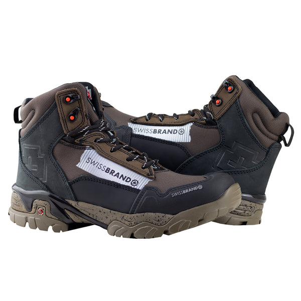 Bota Camping Caballero Swissbrand Alpes 407 Café