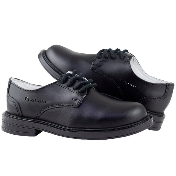 Zapato Escolar Chabelo Niño C299-B Piel Negro 17-21