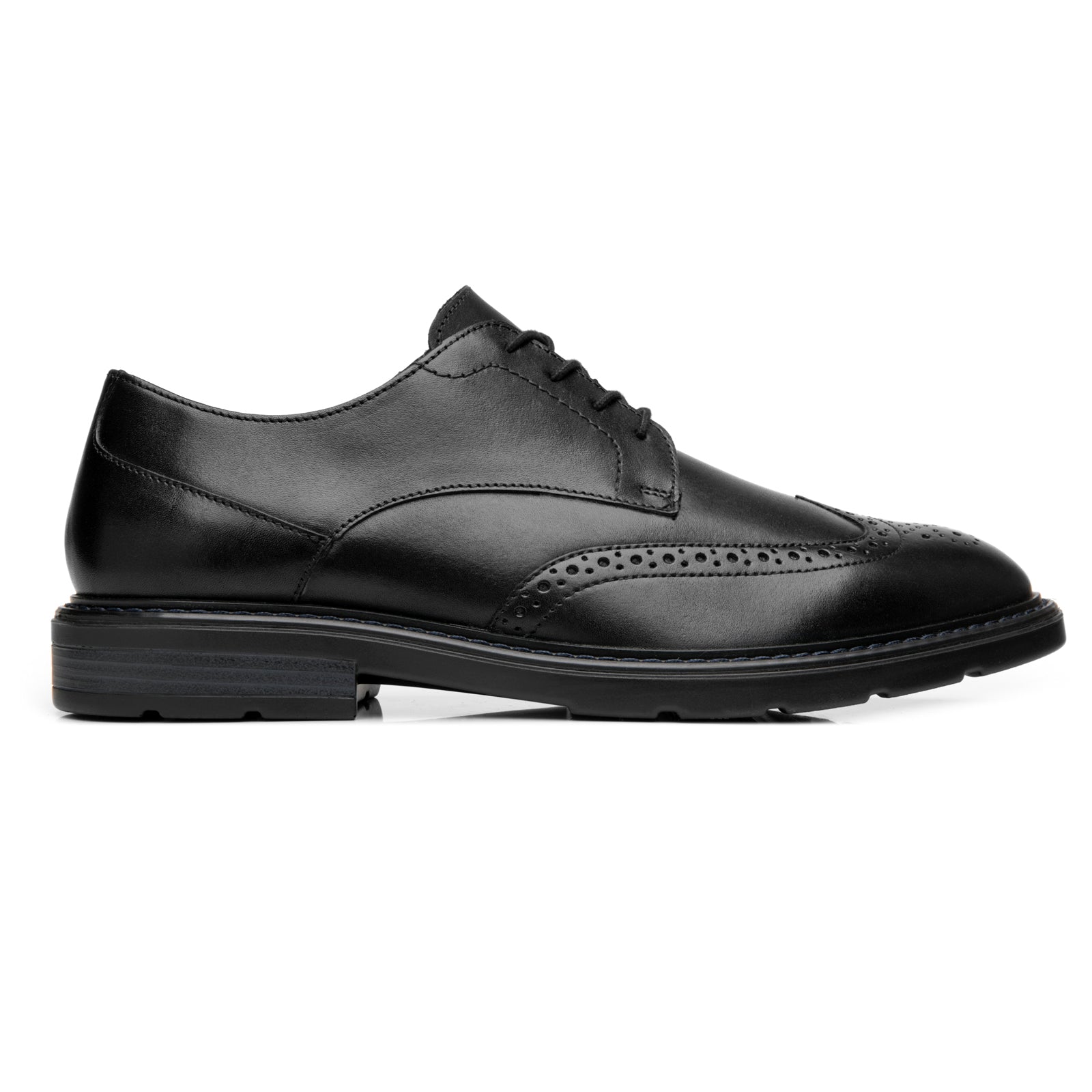 Zapato Derby Formal Casual Para Caballero Flexi 419407 Negro