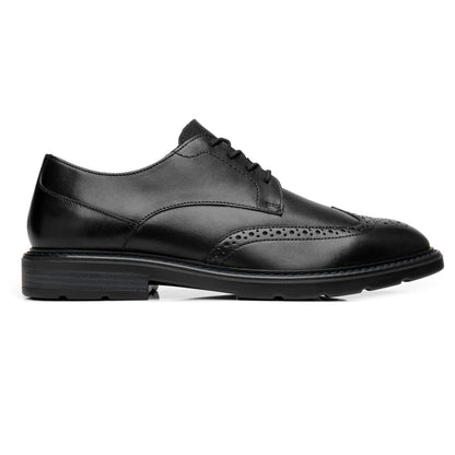 Zapato Derby Formal Casual Para Caballero Flexi 419407 Negro