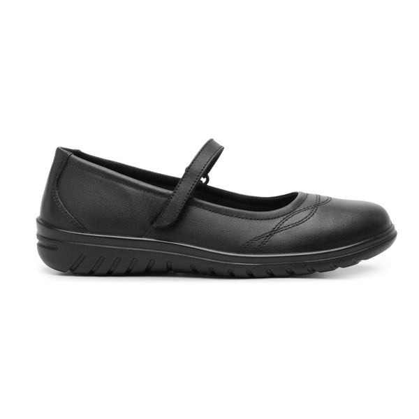 Zapato Escolar Para Niña Flexi 35323 Negro