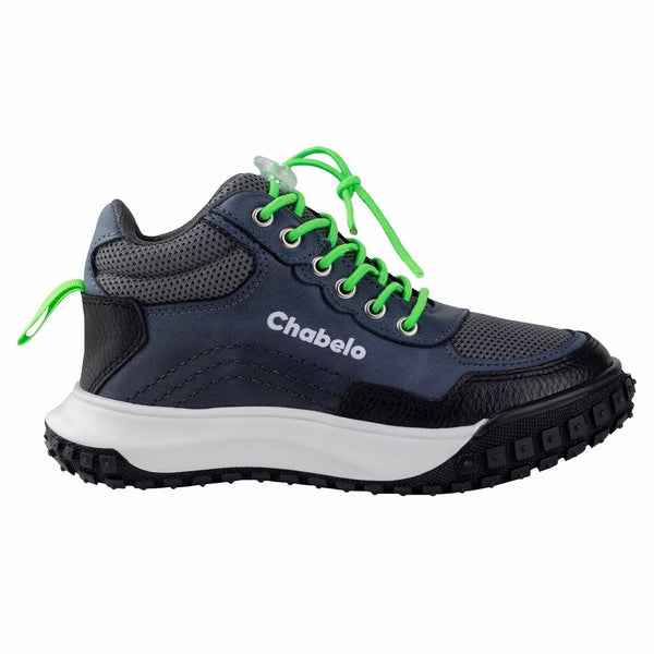 Bota Chabelo Outdoors Niño C398-I Azul Gris 21.5-24