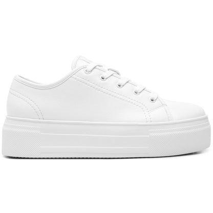 Tenis con Plataforma Dama Flexi Lina 125401 Blanco