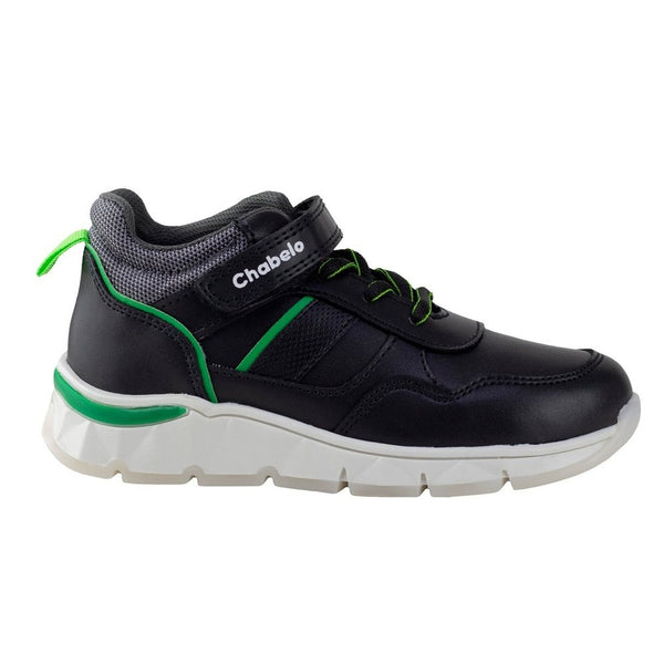 Sneakers Outdoors Urbano Chabelo Niño C626-B Negro 15-17