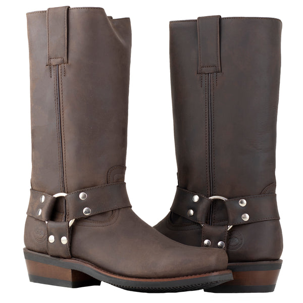 Bota Vaquera Caballero Siete Leguas Biker 1801-C Café