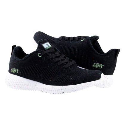 Tenis Skechers Bobs Sport Squad Reclaim Life Dama 117282 Negro