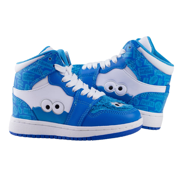 Tenis Bota Niño Plaza Sésamo 11600-1A Azul Comegalletas 15-21