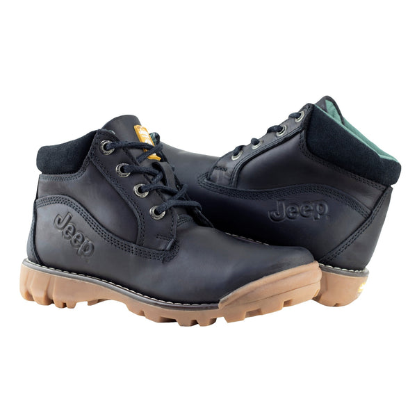 Bota Urbana Juvenil Jeep Hiker 25522 Crazy Negro