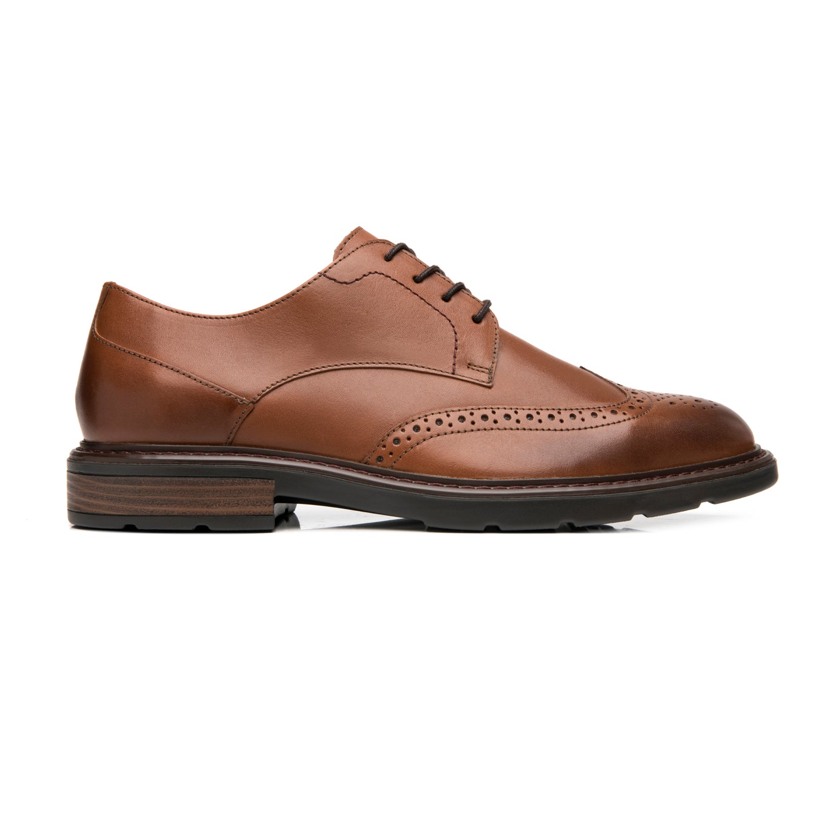 Zapato Derby Formal Casual Para Caballero Flexi 419407 Tan