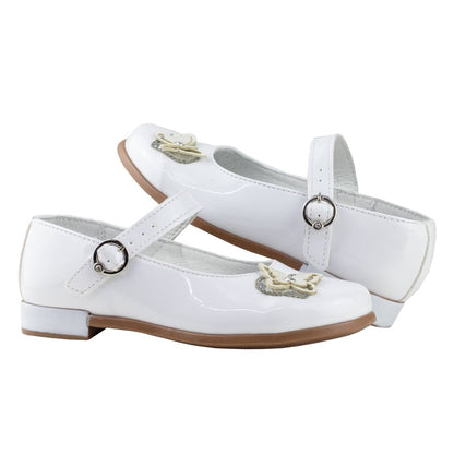 Zapato Blanco De Vestir Para Niñas Chabelo C344-c 17.5-21-5