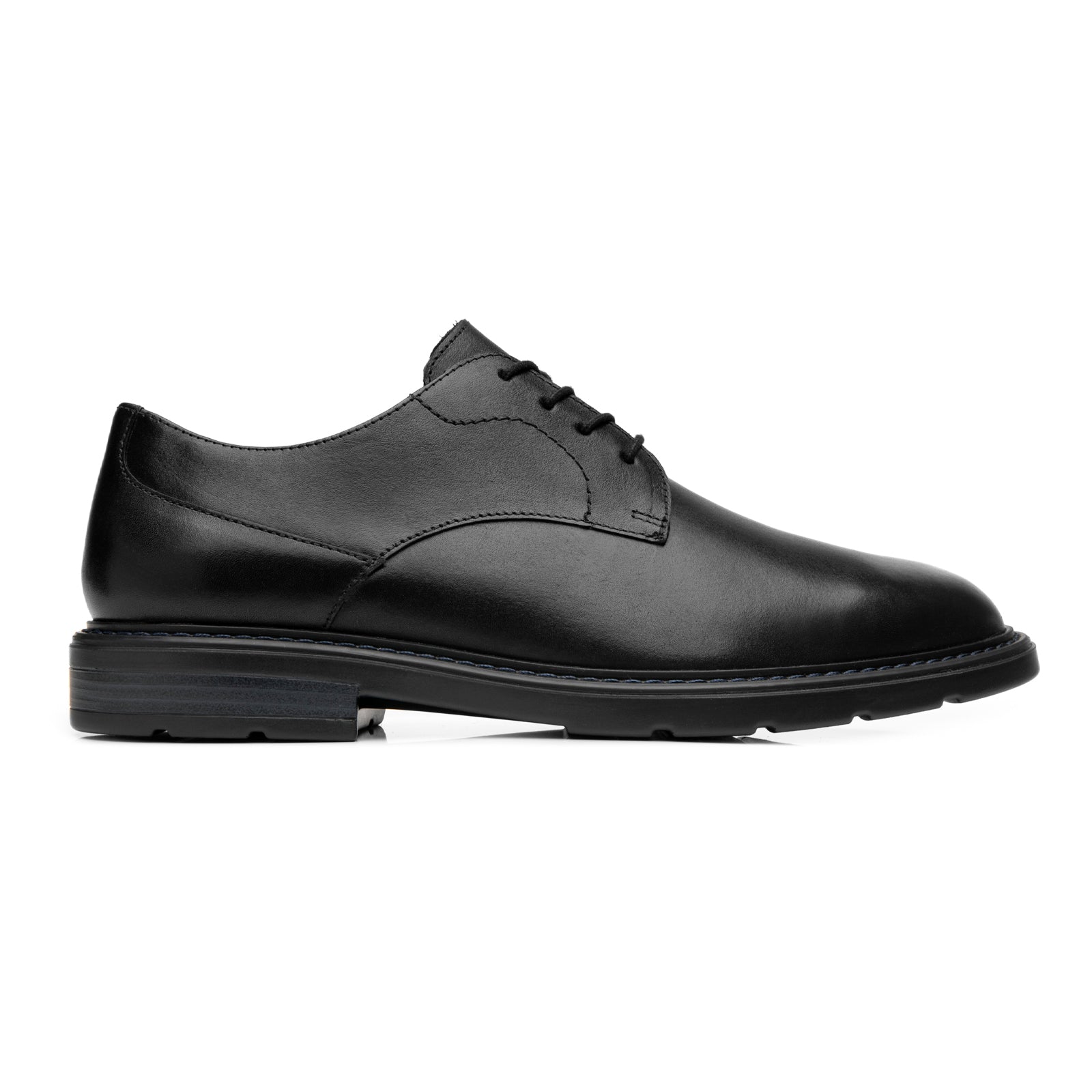 Zapato Derby Vestir Casual Para Caballero Flexi 419405 Negro