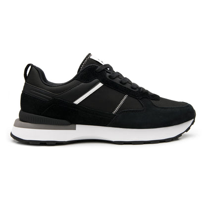 Tenis Confort Casual Para Caballero Flexi 420704 Negro