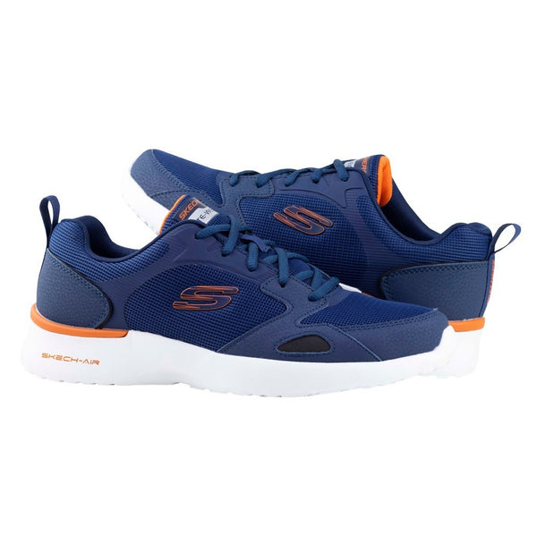 Tenis Skechers Skech-Air Dynamight Venturik Caballero 232292 Marino Naranja