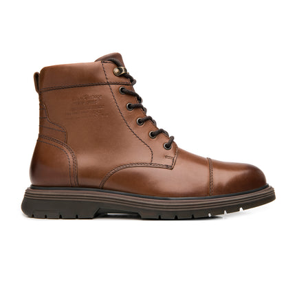 Bota Casual Elegante Para Caballero Flexi 421703 Tan