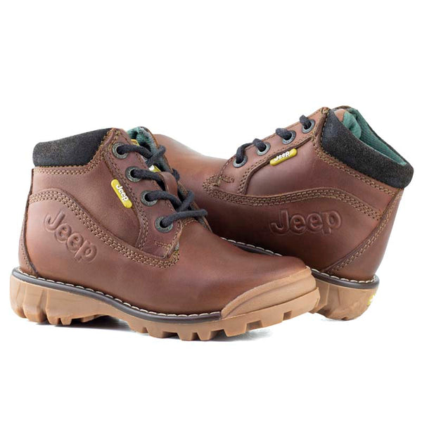 Bota Casual Niño Jeep Commander 15522 Crazy Bronce