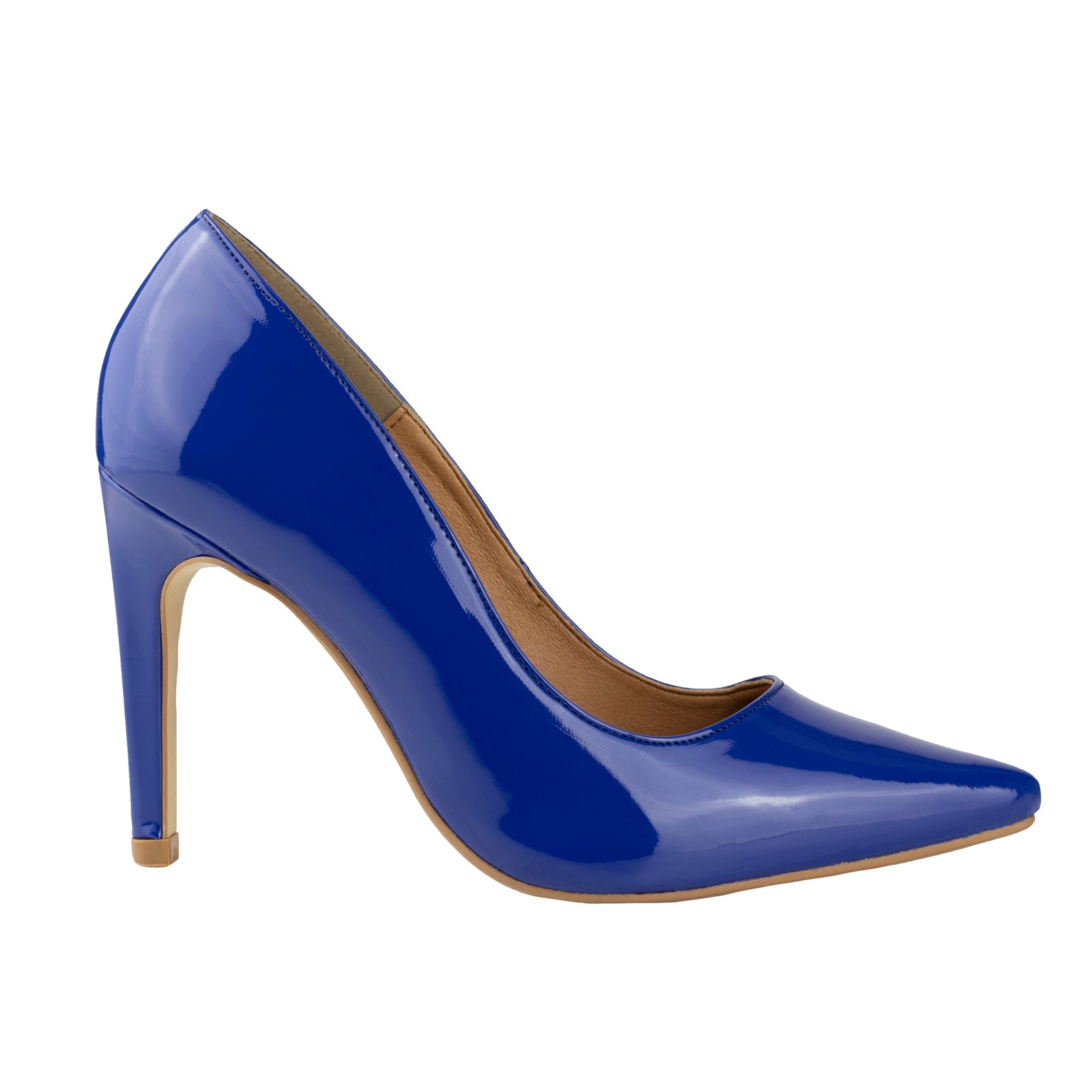 Zapatilla Clásica Dama Capa De Ozono 640601 Cobalto Charol