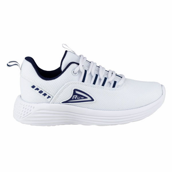 Tenis Running Moda Dama Caballero Up Sport 380 Blanco Marino