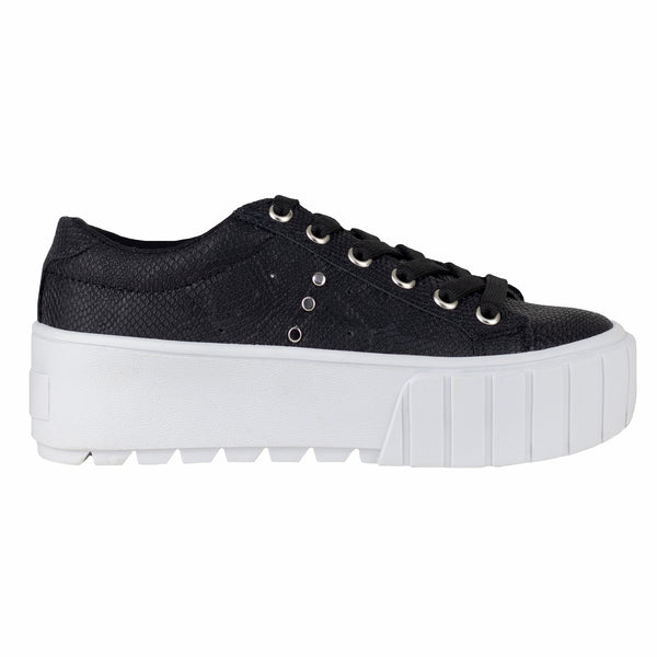 Tenis Urbano Plataforma Dama Capa De Ozono 634801 Negro