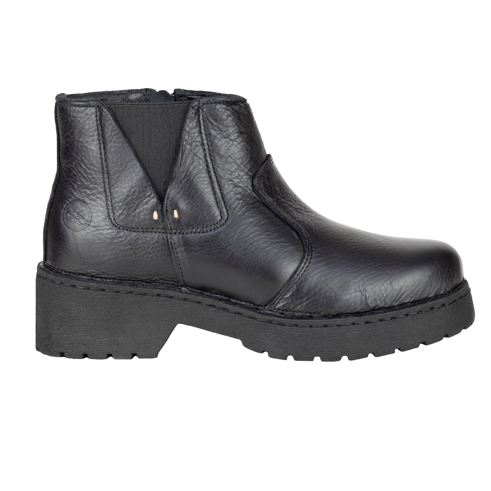 Botín Casual Tacón Medio Para Dama Lobo Solo 5034 Negro