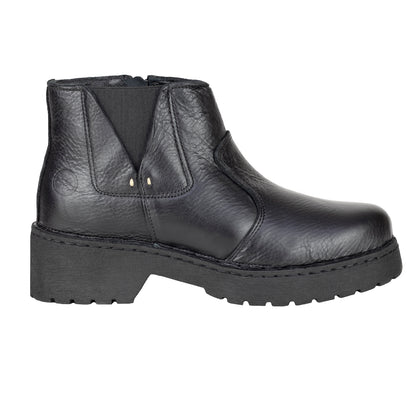 Botín Casual Tacón Medio Para Dama Lobo Solo 5034 Negro