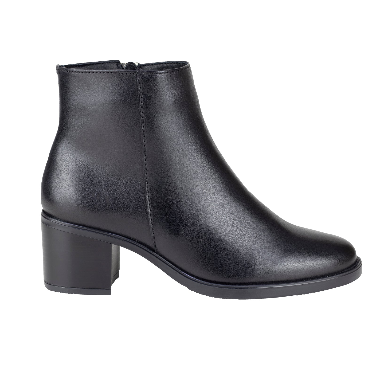 Botín de Tacón Medio Casual Para Dama Gino Cherruti 1509 Negro