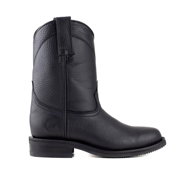 Bota Vaquera Caballero Siete Leguas Roper 1000-CTU Negro Suela De Cuero