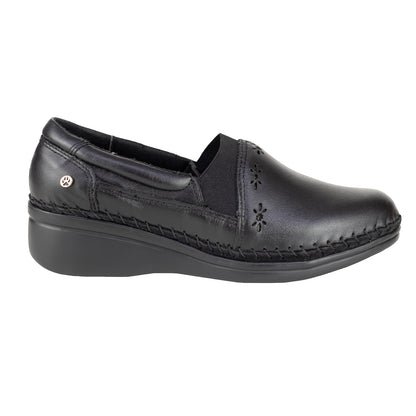 Zapato Mocasín Confort Casual Para Dama Lobo Solo 4731 Negro