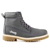 Botas Casuales Jeep De Caballero 3801 Gris Lona Originales